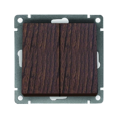 Выключатель 2-кл. СП Афина 10А IP20 механизм венге Universal A0023-V