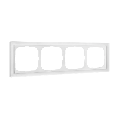 Рамка 4-м ArtGallery Pure органич. стекло бел. SE GAL320104