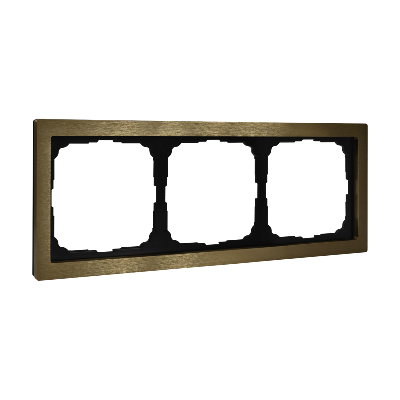 Рамка 3-м ArtGallery Pure метал. латунь SE GAL312203