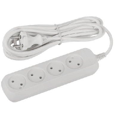 Удлинитель 4х5м без заземл. ПВС 2х0.75 UDL-10-450 Greenline Эра Б0065063