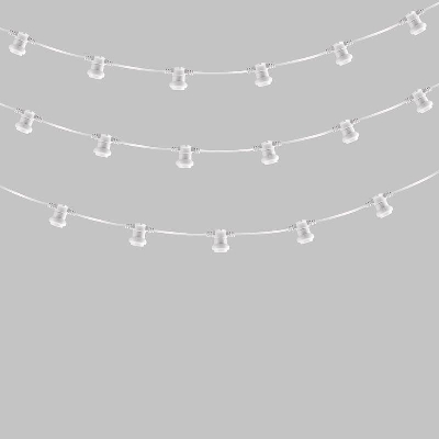 Гирлянда "Белт Лайт" 2жил. 50м шаг 20см 250 патронов E27 IP65 бел. круглый провод Neon-Night 331-244