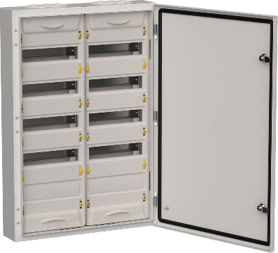 Корпус ЩРн-120 (2х60) TITAN 5 835х570х140 IP54 метал. сер. IEK TI5-50-N-2X060-54-7035