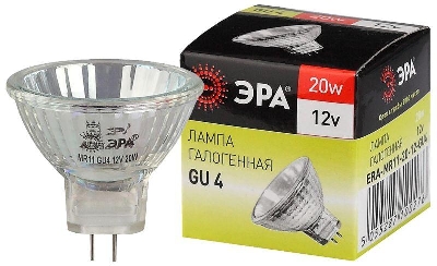 Лампа галогенная GU4-MR11-20W-12V-30Cl ЭРА C0027361