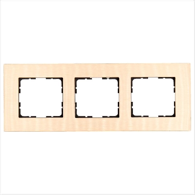 Рамка 3-м G-Metal метал. алюм. шампань Champagne Gold Jasmart G1003AG