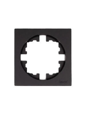 Рамка 1-м OSEN горизонт. квадрат черн. бархат LEZARD 743-4200-146