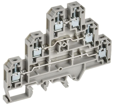 Колодка клеммная CTS-ML ARMAFIX 3 ур. 2.5кв.мм сер. IEK YCT13-00-3-K03-002