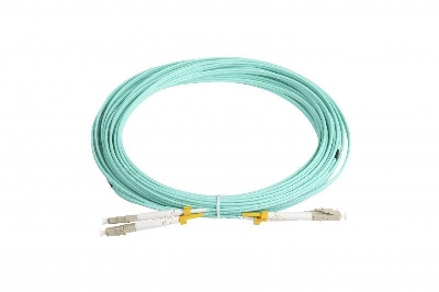Патч-корд FC-D2-503-LC/PR-LC/PR-H-10M-LSZH-AQ волоконно-оптический (шнур) MM 50/125(OM3) LC-LC duplex 10G/40 LSZH 10м аква Hyperline 42836