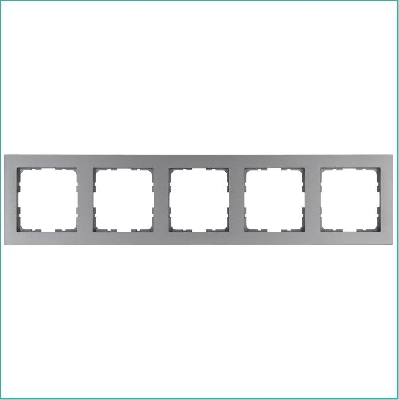 Рамка 5-м G-Classic алюм. Jasmart G1005S