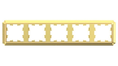 Рамка 5-м AtlasDesign Antique универс. зол. SE ATN101605