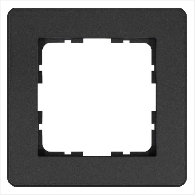 Рамка 1-м G-Flex антрацит Jasmart G1101B