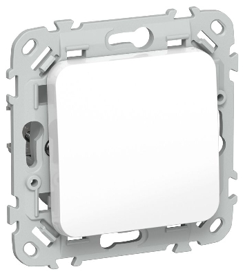 Выключатель 1-кл. СП FLITE ВС11-1-0-ФлБ 10А механизм бел. IEK FI-V10-0-10-1-K01