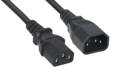 Кабель питания монитор-компьютер IEC 320 C13-IEC 320 C14 (3х0.75) 1.2м PC-189-VDE-1.2M Cabeus 9016c