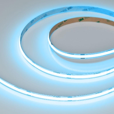 Лента светодиодная COB-X480-8mm 24V Sky Blue 8Вт/м IP20 (уп.5м) Arlight 047740