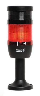 Колонна сигнальная 70мм 220В светодиод LED зуммер красн. EMAS IK71L220ZM01