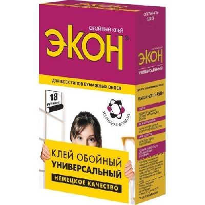 Клей обойный ЭКОН Универсальный 450г Момент Б0023058