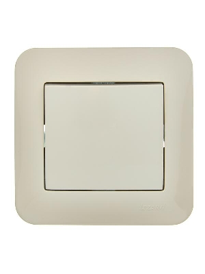 Выключатель 1-кл. 1п СП ASTI 10А IP20 в сборе крем. LEZARD 7081-0303-100