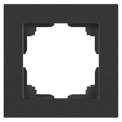 Рамка 1-м СП Accent 6-501-07 графит Intro Б0063756