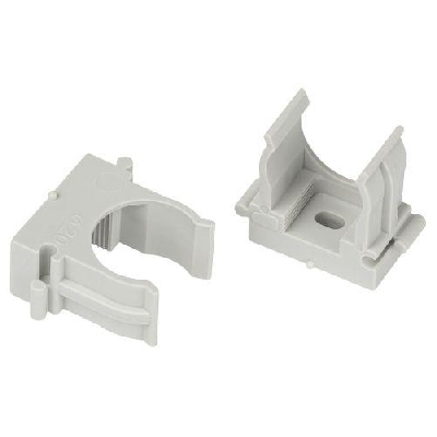 Держатель для труб (клипса) d20мм для прямого монтажа CLIP-20-G-MP сер. (уп.100шт) Эра Б0062104