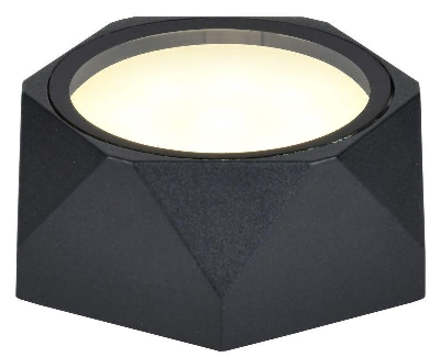 Светильник 5304 GX53 IP65 уличный потолочный черн. IEK LT-UPU0-5304-GX53-1-K02