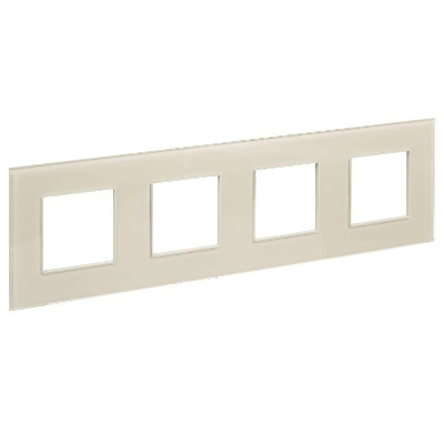 Рамка 4-м SKANDY SK-F24B стекло беж. IEK SK-M42-G-K10
