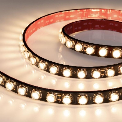 Лента светодиодная FLT-PS-A42-BLACK-23mm 24V Warm 3000К 21Вт/м IP67 30deg герметичная (уп.5м) Arlight 040920