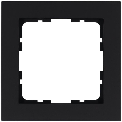 Рамка 1-м G-Classic черн. матов. soft touch Jasmart G1001PB