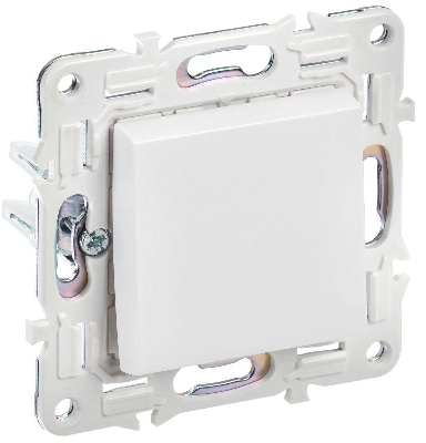Выключатель кнопочный 1-кл. SKANDY 10А SK-V14W арктич. бел. IEK SK-V17-0-10-K01