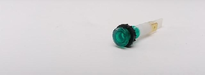 Арматура сигнальная 10мм с зажимами MS 63х08мм и с неоновой лампой 220В зел. EMAS S102NY