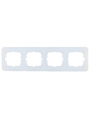 Рамка 4-м ASTI горизонт. бел. LEZARD 7081-0200-149