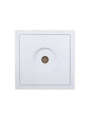 Розетка ТВ оконечная СП ZIMA IP20 бел. LEZARD 704-0288-130