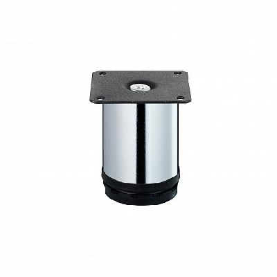 Ножка круглая регулируемая d50х80мм метал. хром Tech-Krep/Zitar 151300