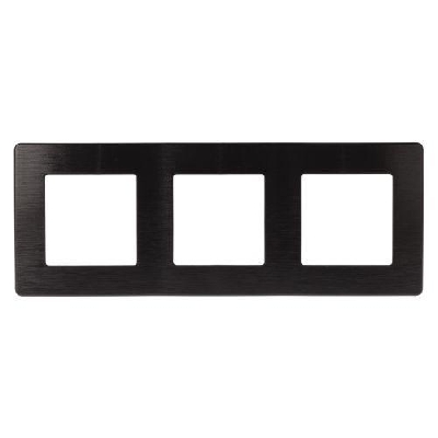 Рамка 3-м 12-5103-06 сатин черн. Эра Б0052524