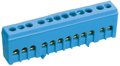 Шина нулевая в корп. изол. на DIN-рейку ШНИ-6х9-16-К-С IEK YNN10-69-16KD-K07