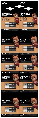 Элемент питания алкалиновый AAA/LR03 (блист. 2штх10) отрывной набор HBDC (уп.20шт) Opticell 5050002/6050002