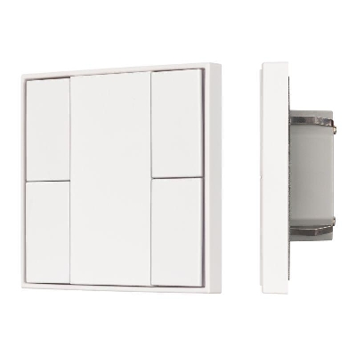 Панель кнопочная KNX-301-22-4-SH-IN White (BUS Frame) (IP20 пластик) INTELLIGENT ARLIGHT 037722