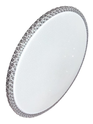 Светильник светодиодный Classic MYSTERY 36Вт 230В 4000К 2340лм 320х71мм настенно-потолочный серебро КОСМОС KCMist36W_4000