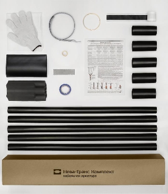 Муфта кабельная концевая внутр. уст. 1кВ 1ПКВТпб-5х(35-50) Нева-Транс Комплект 22020018