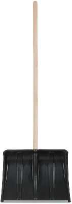 Лопата для уборки снега "Ледо" 495х375х1320мм деревянный черенок; пластик. 68101