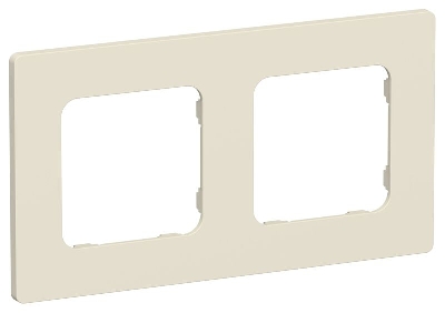 Рамка 2-м СП FLITE РУ-2-К-ФлСл сливочный IEK FI-M22-32-20-K86