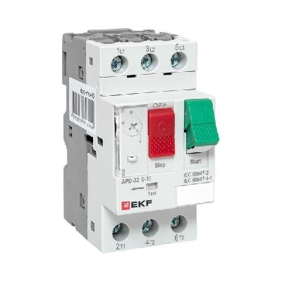 Выключатель автоматический для защиты двигателя АПД-32 6-10А EKF apd-me-10