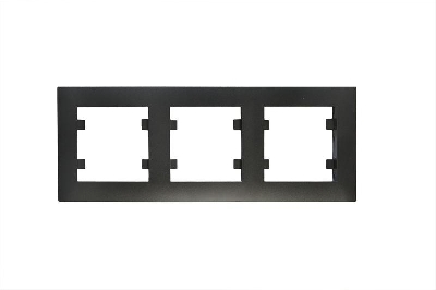 Рамка 3-м Karea RIZZ STAR чер. Makel 88054703
