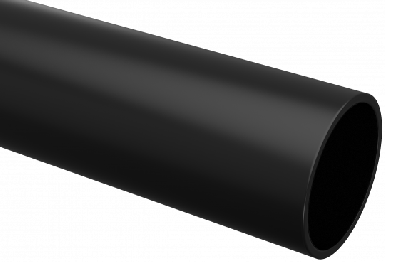 Труба гладкая ПВХ жесткая d16мм черн. (дл.3м) Plast EKF trg-16b-3m