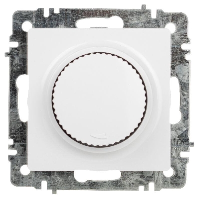 Светорегулятор поворотный СП Accent 6-401-01 600Вт 230В IP20 бел. Intro Б0063668