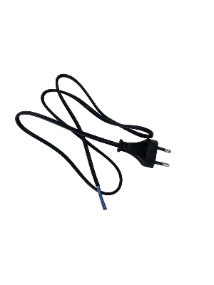 Провод с евроштекером черн. 2м 2х05кв.мм 2.5А бел. Duwi 28565 6