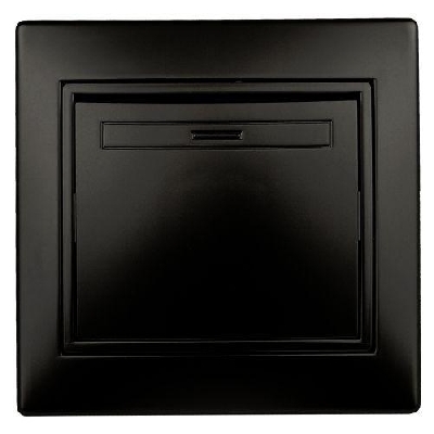 Переключатель промежуточный 1-кл. СП Plano 1-108-05 10А IP20 250В антрацит Intro Б0053823