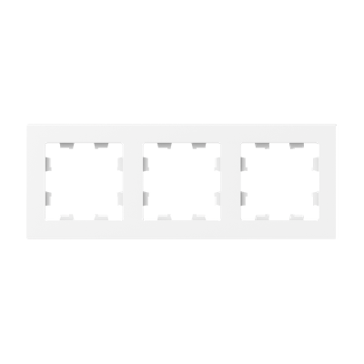Рамка 3-м Эпика пластик бел. EKF UP1-FPW-03