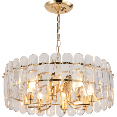 Люстра Janice 1044-308 8хЕ14 40Вт хрусталь Rivoli Б0061210