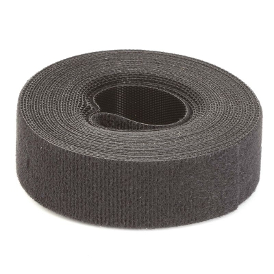 Лента-липучка 16х5000мм черн. (рулон) DKC 285X16BL