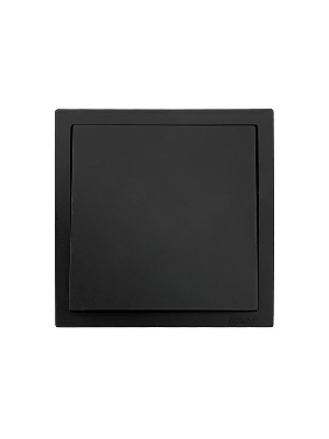 Выключатель 1-кл. СП ZIMA IP20 10А безвинт. зажим черн. бархат LEZARD 704-4288-100QC