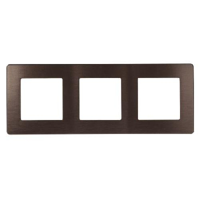 Рамка 3-м 12-5103-13 сатин бронза Эра Б0052526
